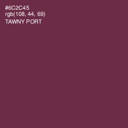 #6C2C45 - Tawny Port Color Image